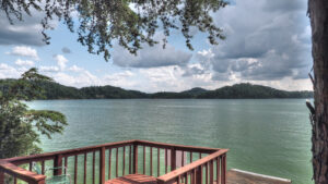 Private water front home dock at douglas lake